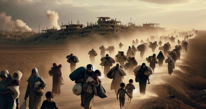 Fleeing for Safety: Gazans’ Harrowing Journey South Amid Conflict