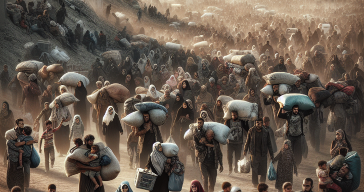 Fleeing Gaza: A Times Photographer’s Journey South Amidst Conflict