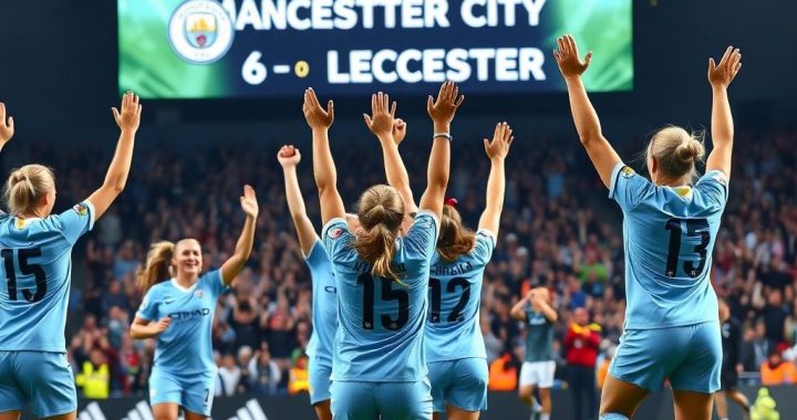 Manchester City Sets WSL Standard with Rampant 6-0 Victory Over Leicester